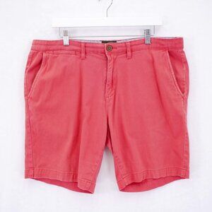 DAMAGED Jachs New York Blecker Fit Pink Chino Cotton Spandex Shorts 38 / 9 Mid R